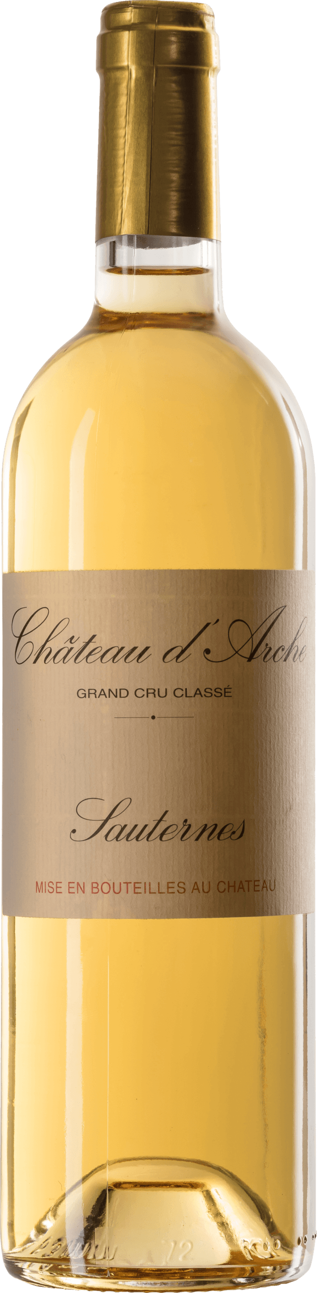 Château d'Arche bouteille, grand cru classé, Sauternes