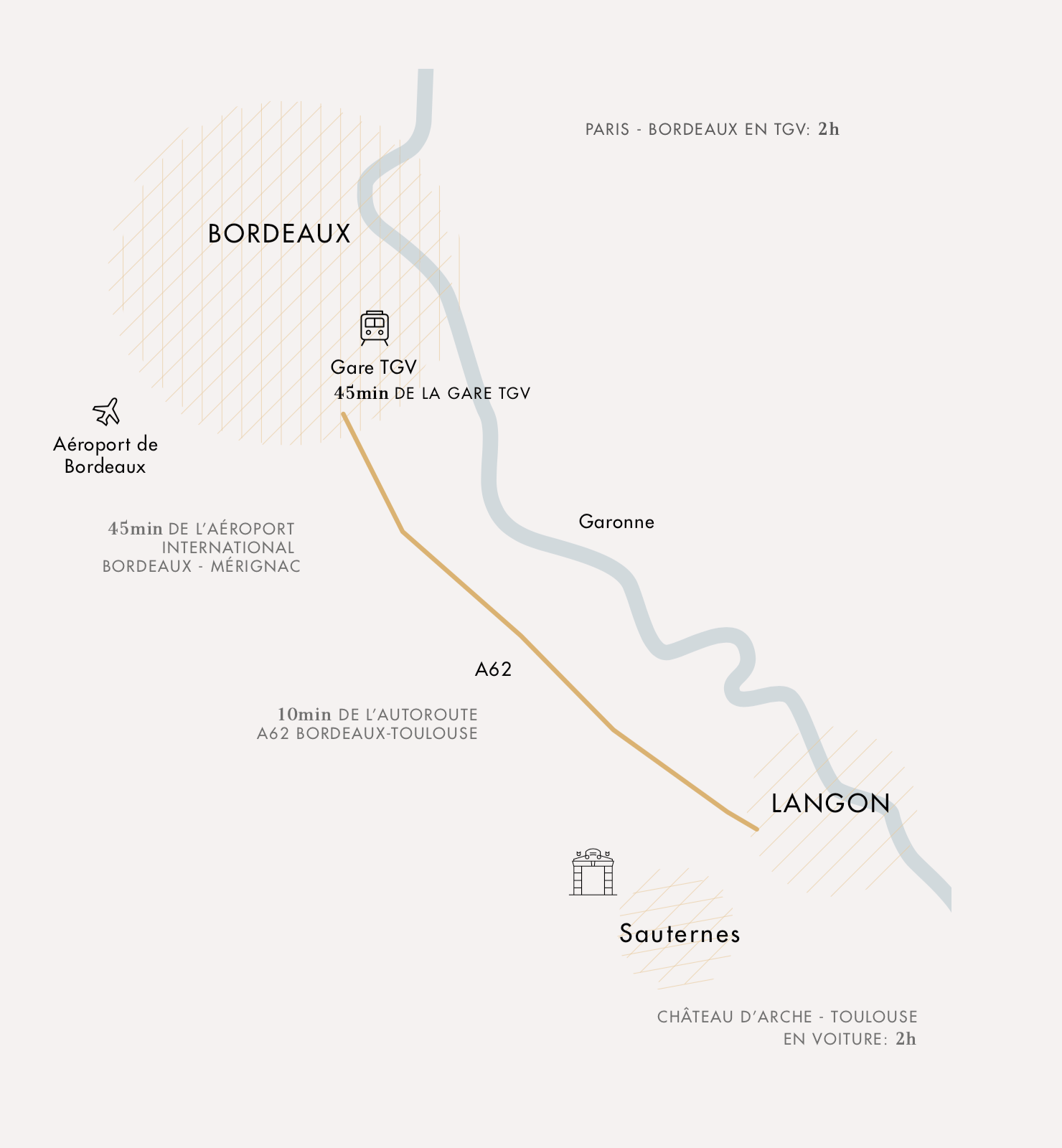 Carte d'accès au Château d'Arche